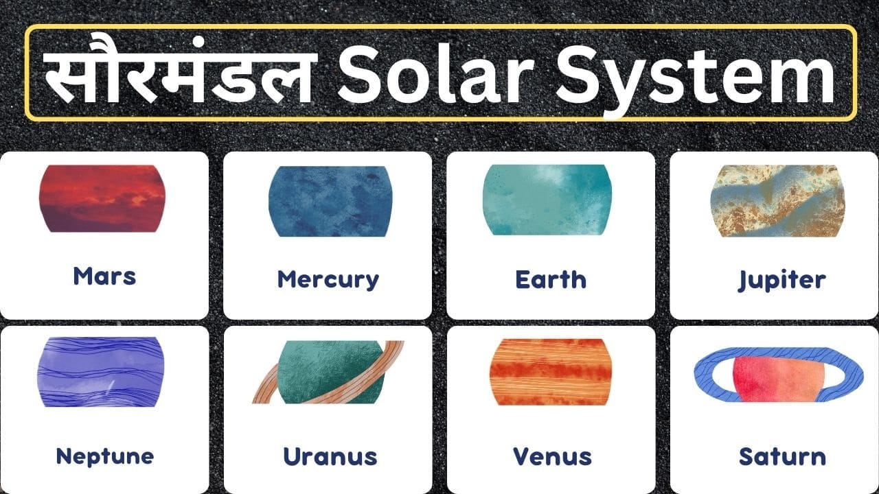 500+ Indian Geography MCQ Solar System in Hindi -1